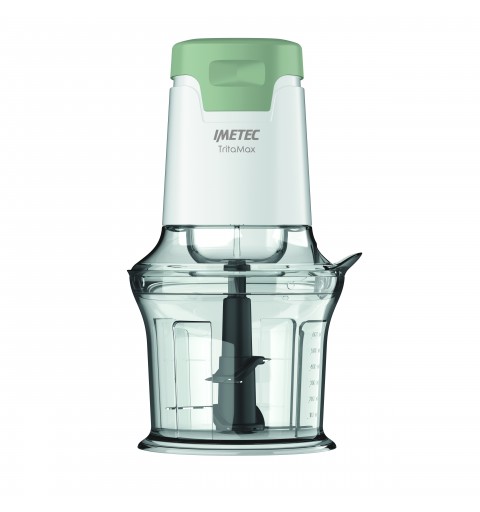 Imetec Tritamax picadora eléctrica de alimentos 0,6 L 500 W Verde, Blanco