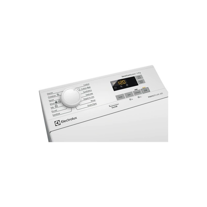 Electrolux EW6T562L machine à laver Charge par dessus 6 kg 1151 tr min D Blanc