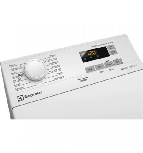 Electrolux EW6T562L lavatrice Caricamento dall'alto 6 kg 1151 Giri min D Bianco