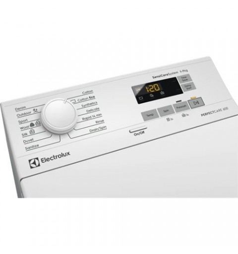 Electrolux EW6T562L machine à laver Charge par dessus 6 kg 1151 tr min D Blanc