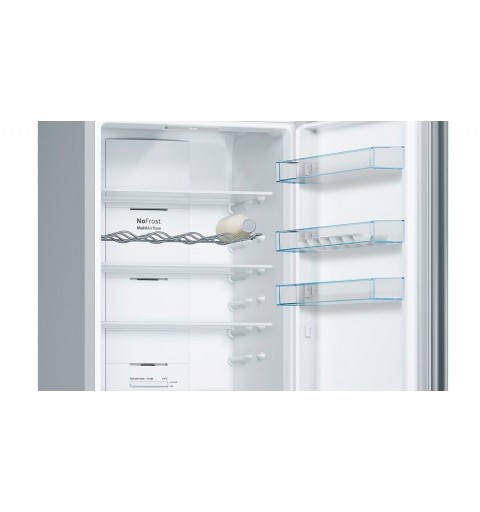Bosch Serie 4 KGN39VIDA Kühl- und Gefrierkombination Freistehend 368 l D Edelstahl