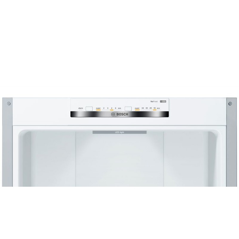 Bosch Serie 4 KGN39VIDA frigorifero con congelatore Libera installazione 368 L D Acciaio inossidabile