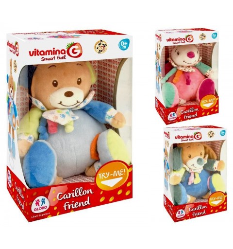 GLOBO Carillon Animal 18Cm Try-Me - 3 Asst