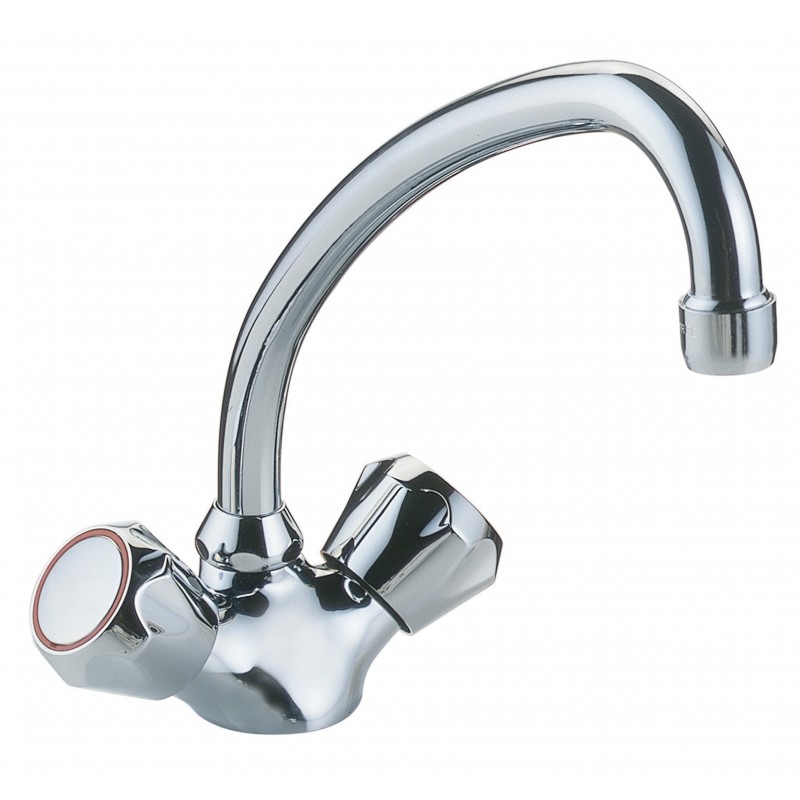 IDRO-BRIC J00300 kitchen faucet Chrome, Stainless steel