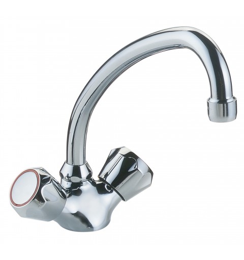 IDRO-BRIC J00300 kitchen faucet Chrome, Stainless steel