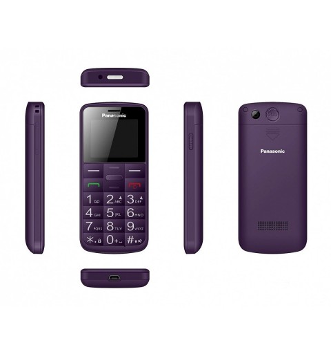 Panasonic KX-TU110 4,5 cm (1.77") Viola Telefono cellulare basico