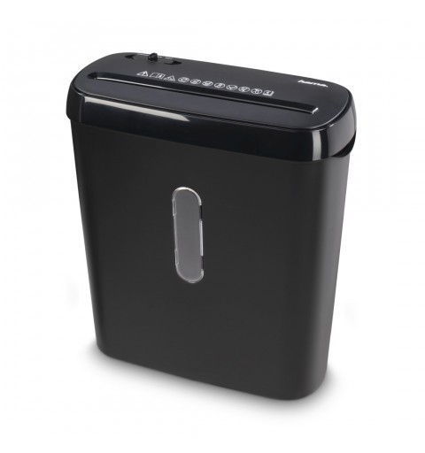 Hama Distruggi documenti elettrico Basic S6, taglio a striscia, 8 lt, nero