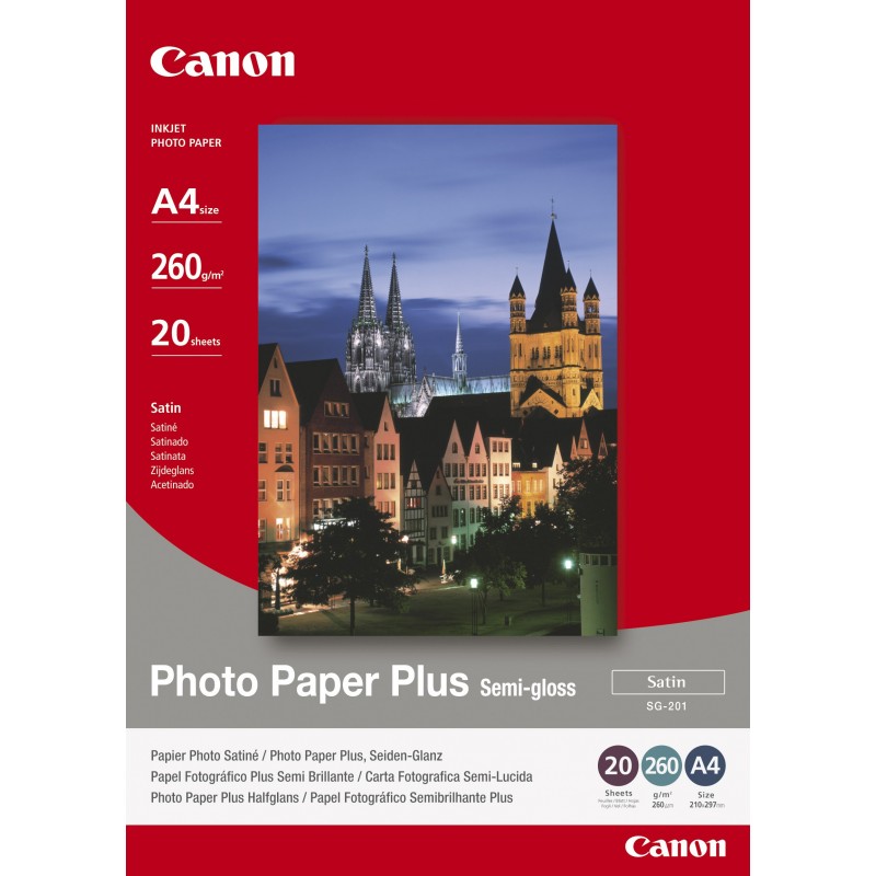 Canon SG-201 papel fotográfico A4 Satén