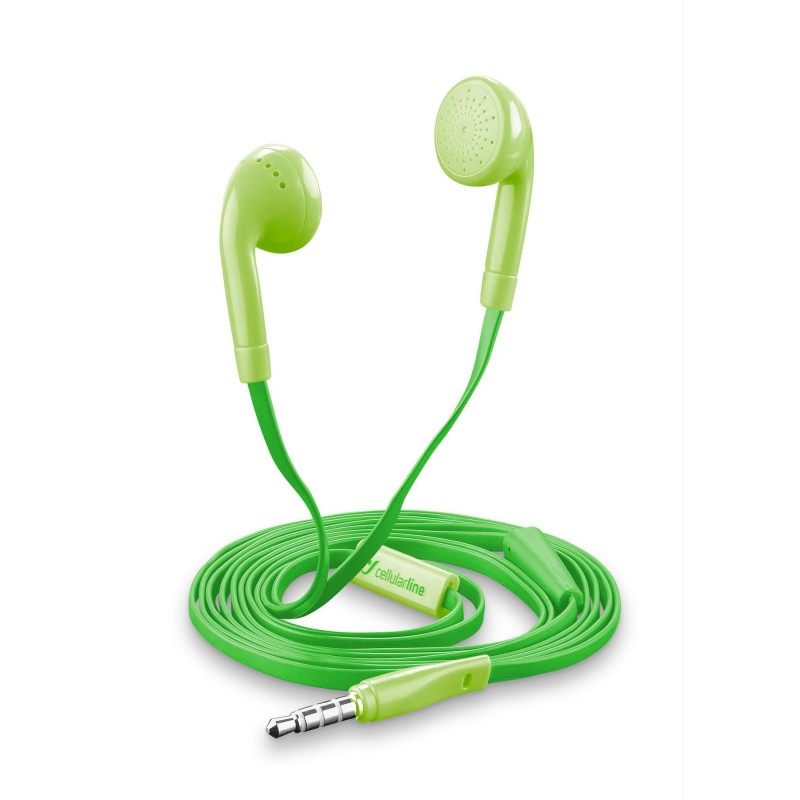 Cellularline BUTTERFLYSMARTG headphones headset Wired In-ear Green
