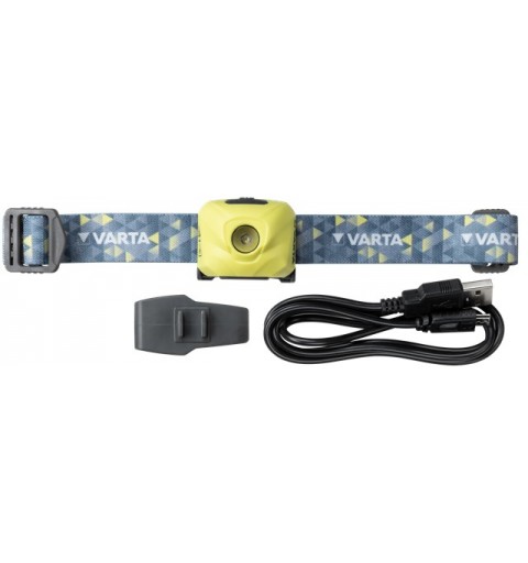 Varta OUTDOOR SPORTS ULTRALIGHT H30R Lime Torcia a fascia LED