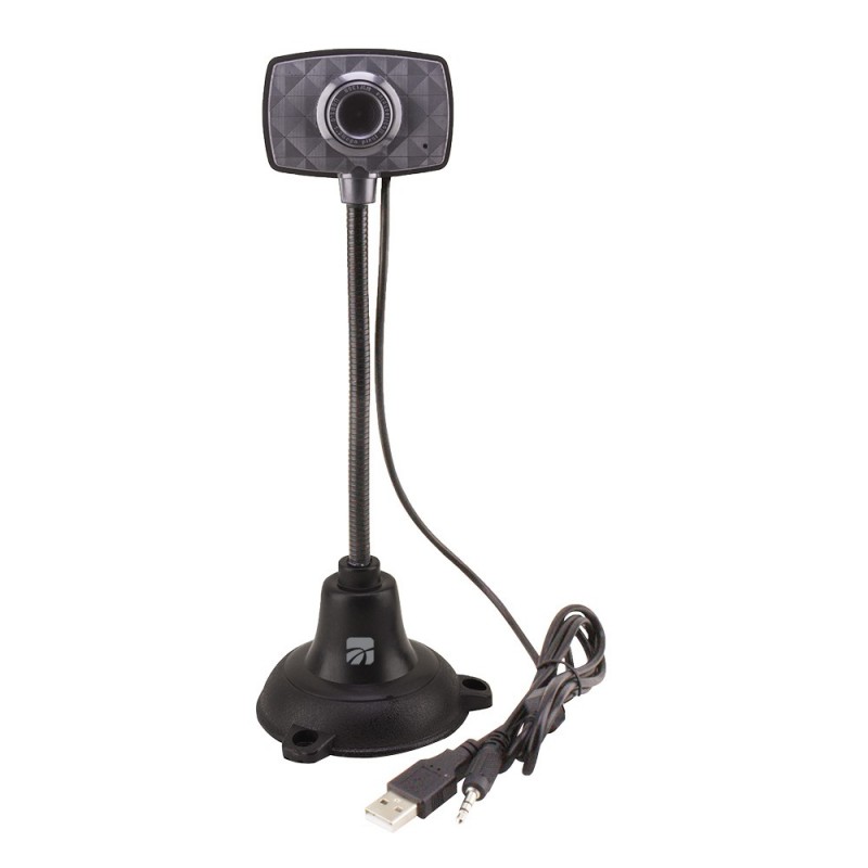 Xtreme 33855 webcam 640 x 480 Pixel USB 3.5 mm Nero, Grigio
