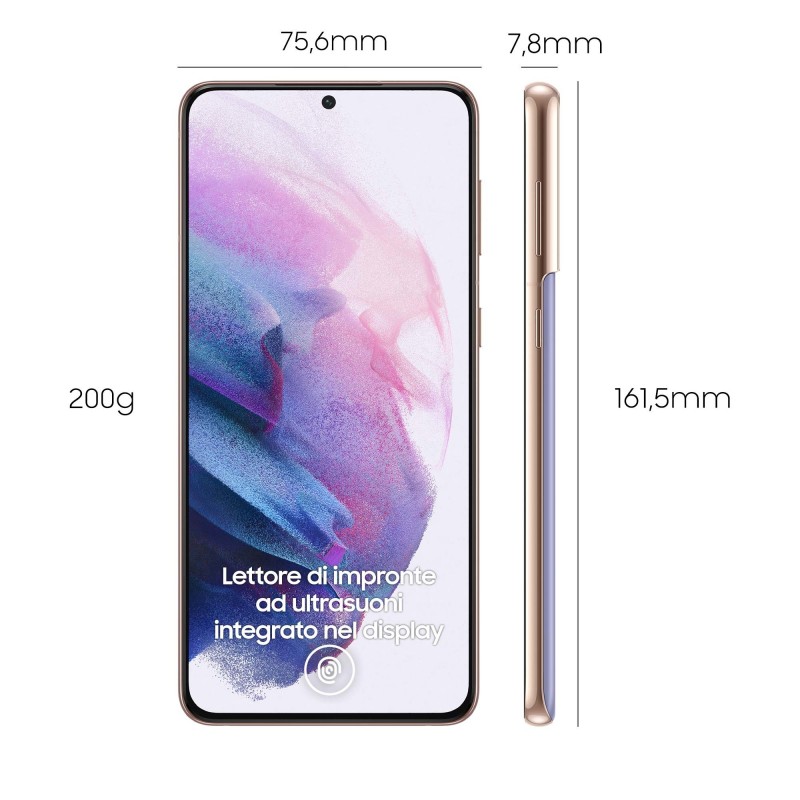 Samsung Galaxy S21+ 5G SM-G996B 17 cm (6.7") Double SIM Android 11 USB Type-C 8 Go 256 Go 4800 mAh Violet