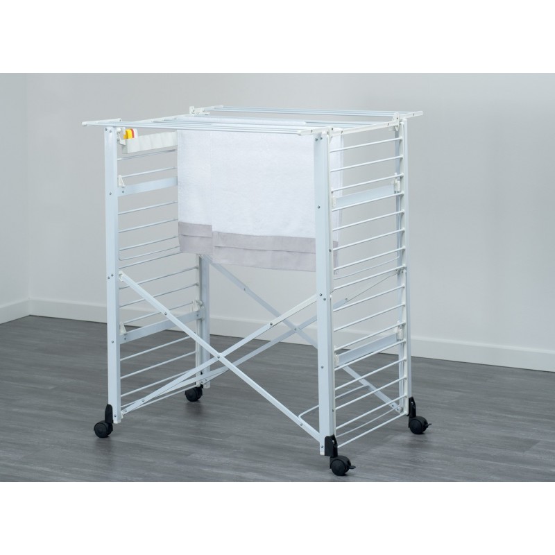 Foppapedretti Gulliver Floor-standing rack Aluminium, Black, White