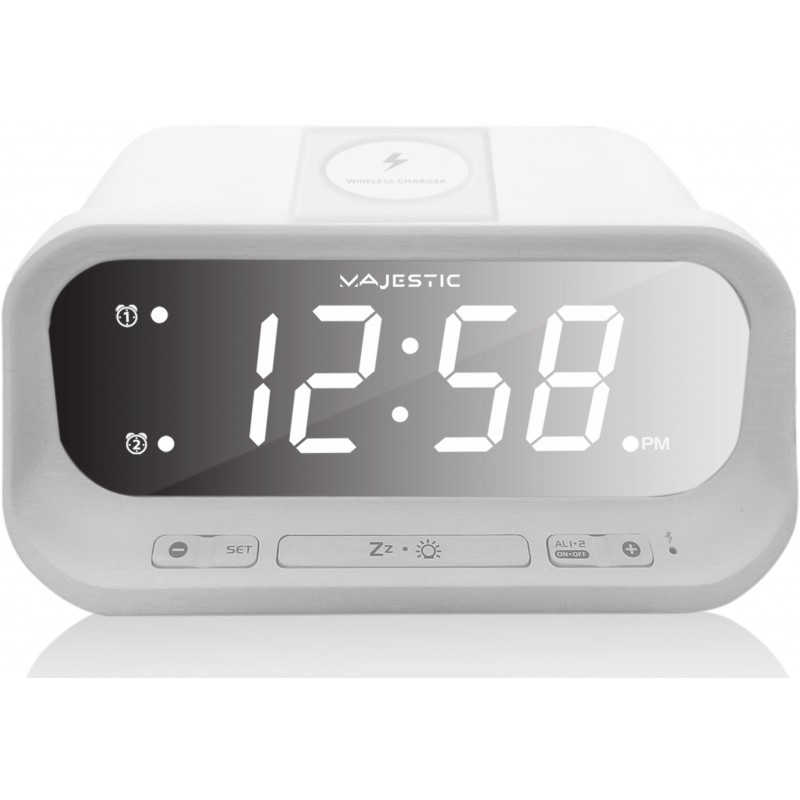 New Majestic SVE-236WI Digital alarm clock White