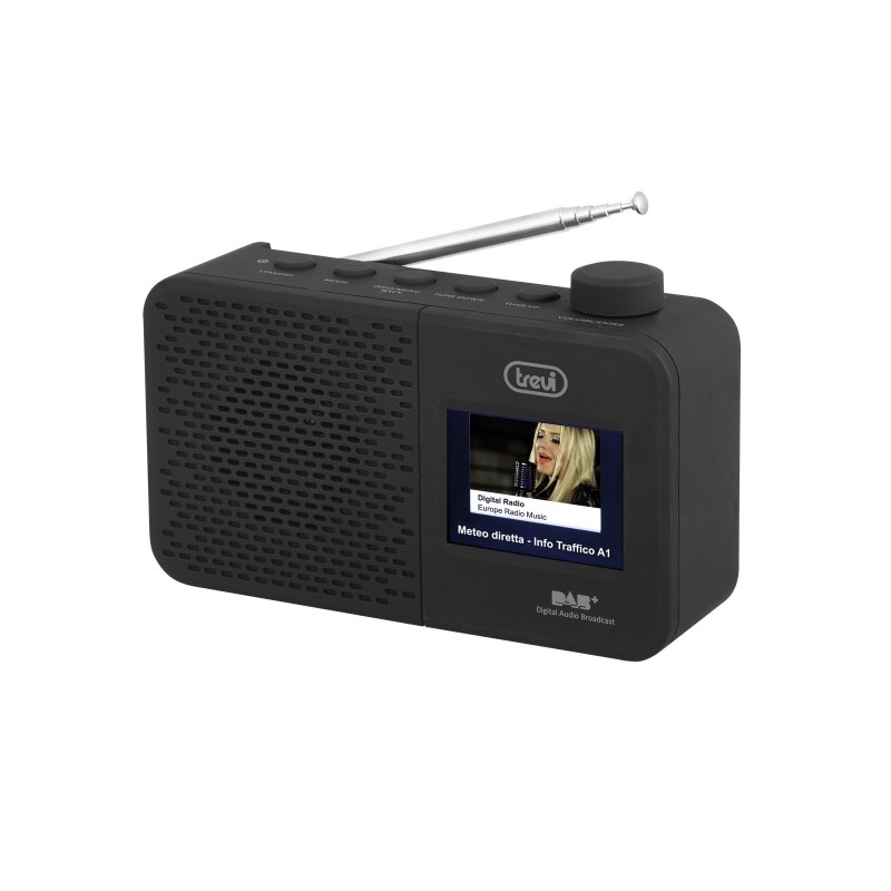 Trevi 0DA79500 Radio Tragbar Analog & Digital Schwarz