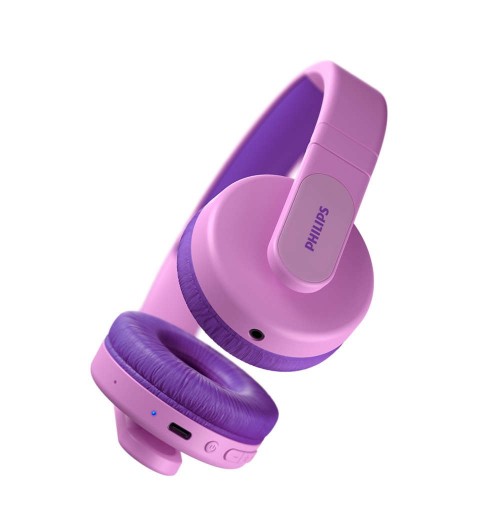 Philips TAK4206PK 00 headphones headset Wired & Wireless Head-band USB Type-C Bluetooth Pink