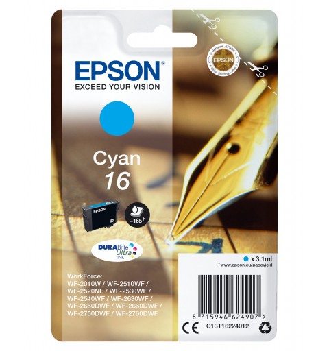 Epson Pen and crossword Cartuccia Penna e cruciverba Ciano Inchiostri DURABrite Ultra 16