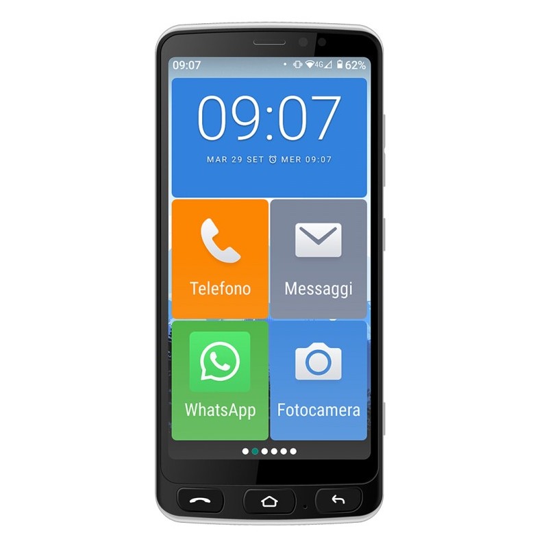New Majestic Jack 14 cm (5.5 Zoll) Single SIM Android 10.0 4G USB Typ-C 2 GB 16 GB 2400 mAh Schwarz