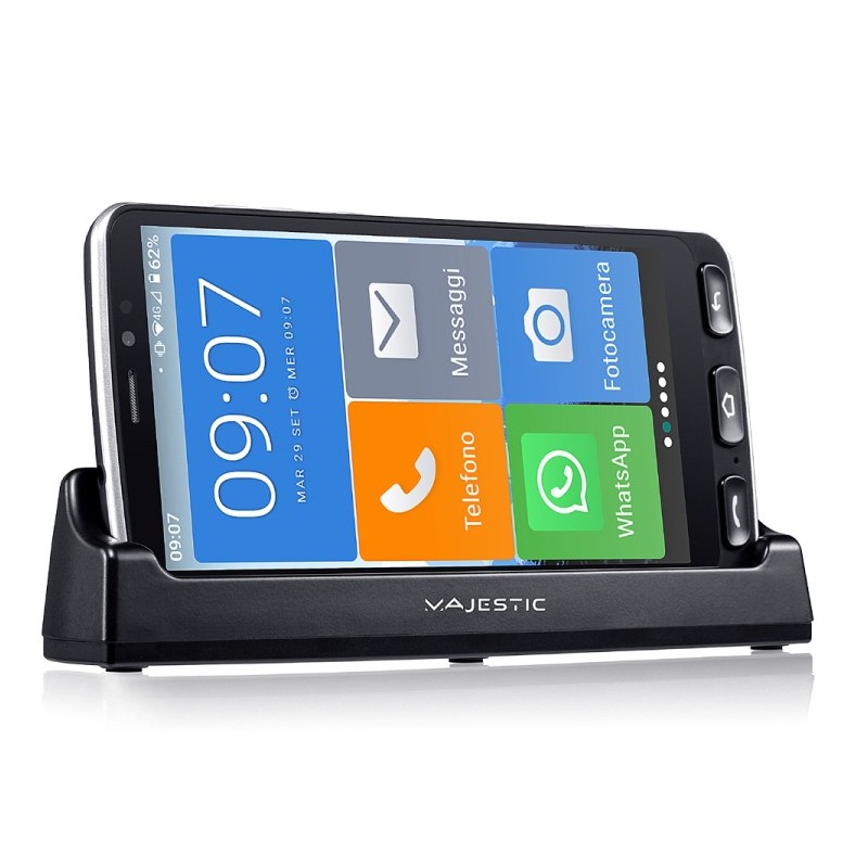 New Majestic Jack 14 cm (5.5 Zoll) Single SIM Android 10.0 4G USB Typ-C 2 GB 16 GB 2400 mAh Schwarz