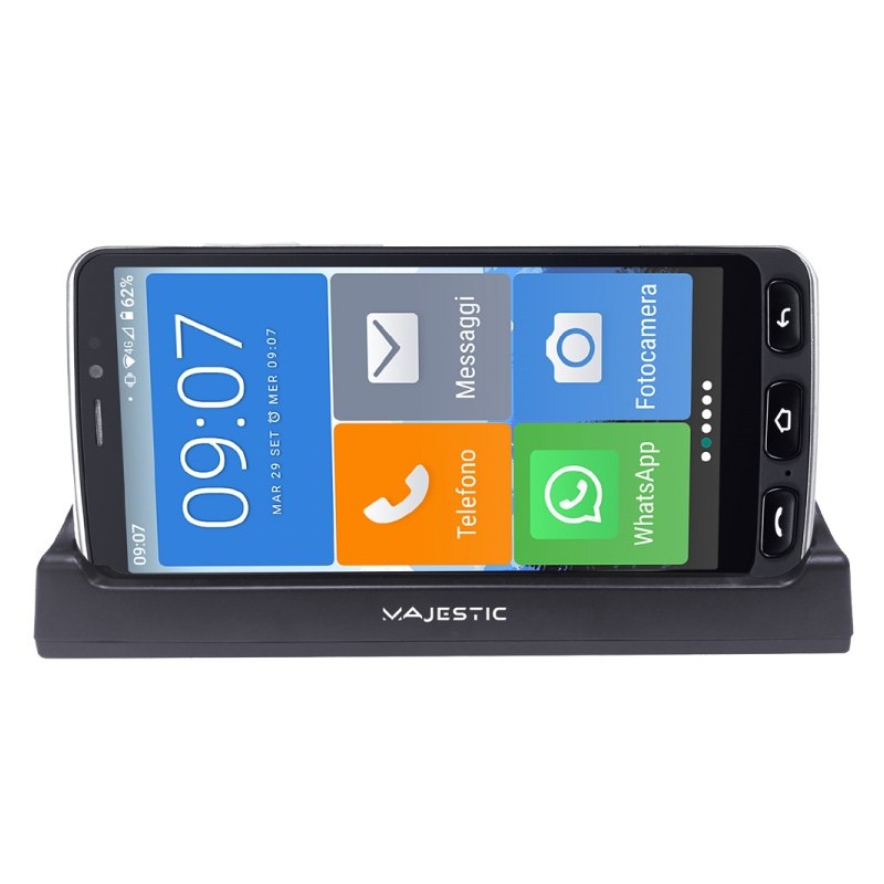 New Majestic Jack 14 cm (5.5 Zoll) Single SIM Android 10.0 4G USB Typ-C 2 GB 16 GB 2400 mAh Schwarz