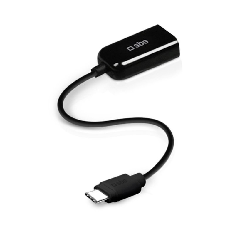 SBS TEKABELOTGTCK câble USB 0,15 m USB 2.0 USB A USB C Noir