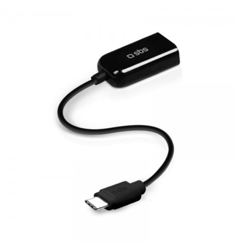 SBS TEKABELOTGTCK cavo USB 0,15 m USB 2.0 USB A USB C Nero