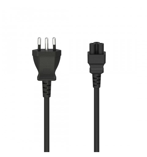 Hama 00200745 power cable Black 1.5 m Power plug type L 3-pin