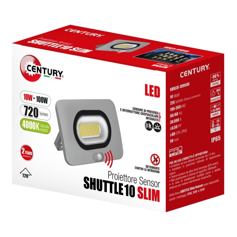 CENTURY SHUTTLE SLIM 10 W LED