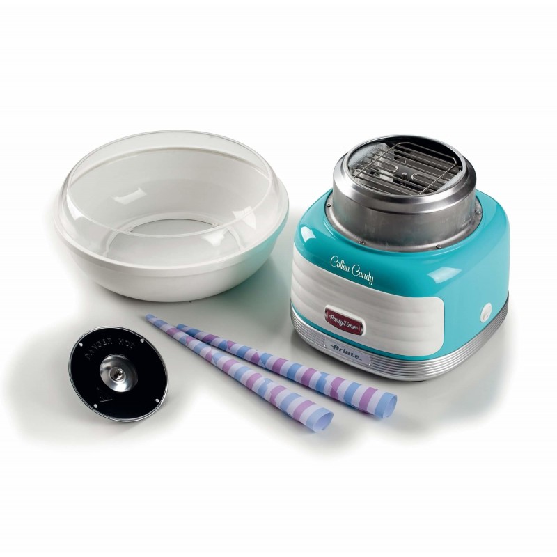 Ariete 2973 algodonera de azúcar Azul, Plata, Blanco 450 W
