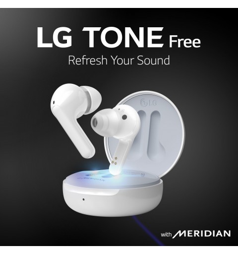 LG TONE Free FN4 Casque True Wireless Stereo (TWS) Ecouteurs Musique Bluetooth Blanc