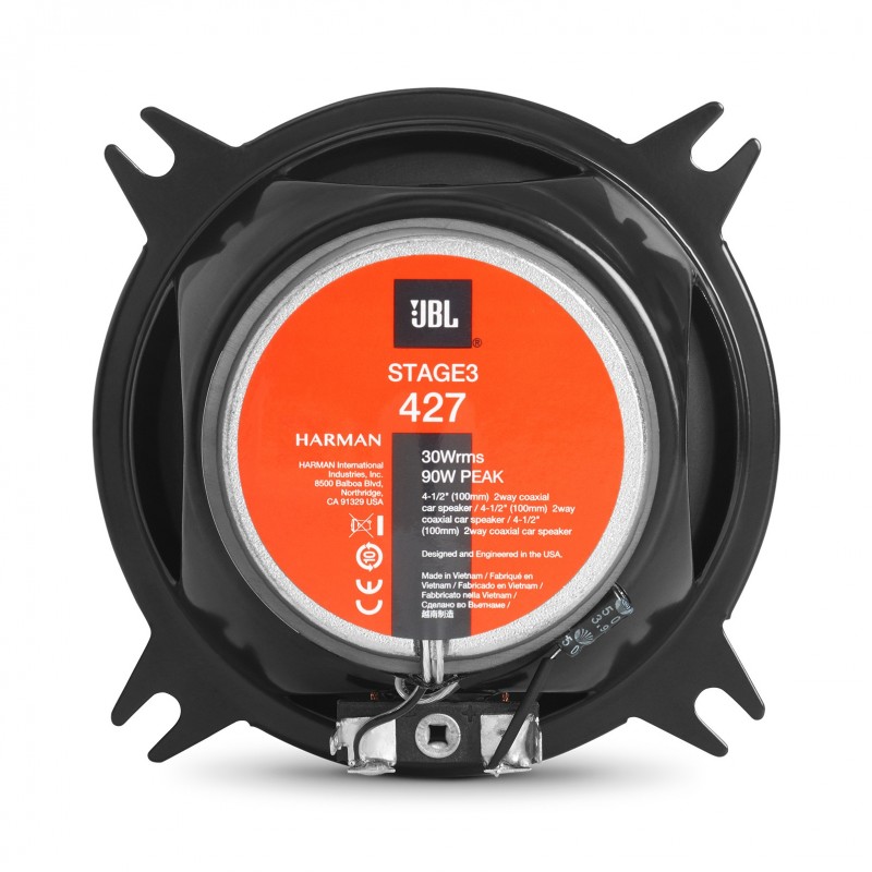 JBL Stage3 427 enceinte de voiture Rond 2-voies 150 W 2 pièce(s)