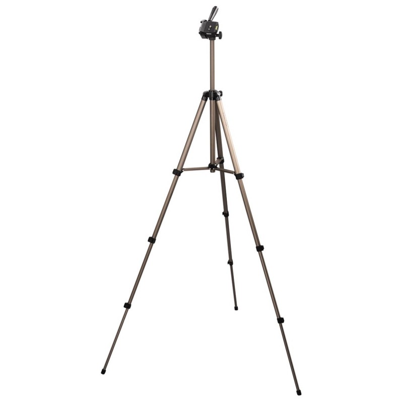 Hama Treppiedi "Star 700 EF Digital", argento (42,5 - 125 cm), testa 3D con sgancio rapido, gambe in 4 sezioni, con borsa per