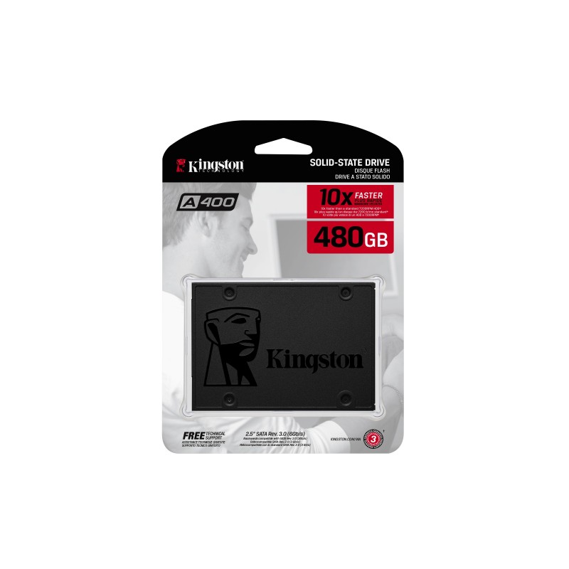 Kingston Technology A400 2.5" 480 Go Série ATA III TLC