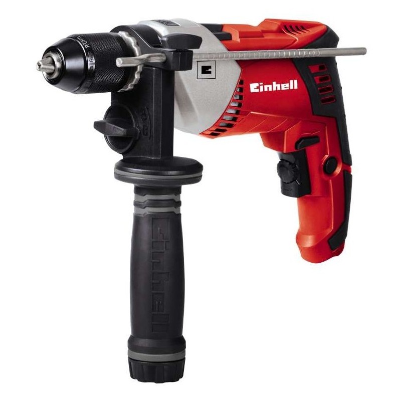 Einhell TE-ID 750 1 E 3000 Giri min Senza chiave 2,3 kg Nero, Rosso, Argento