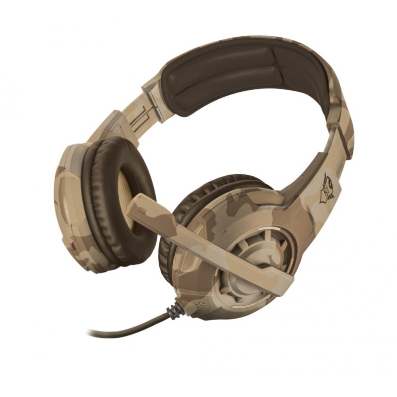 Trust GXT 310D Radius Auriculares Alámbrico Diadema Juego Camuflaje