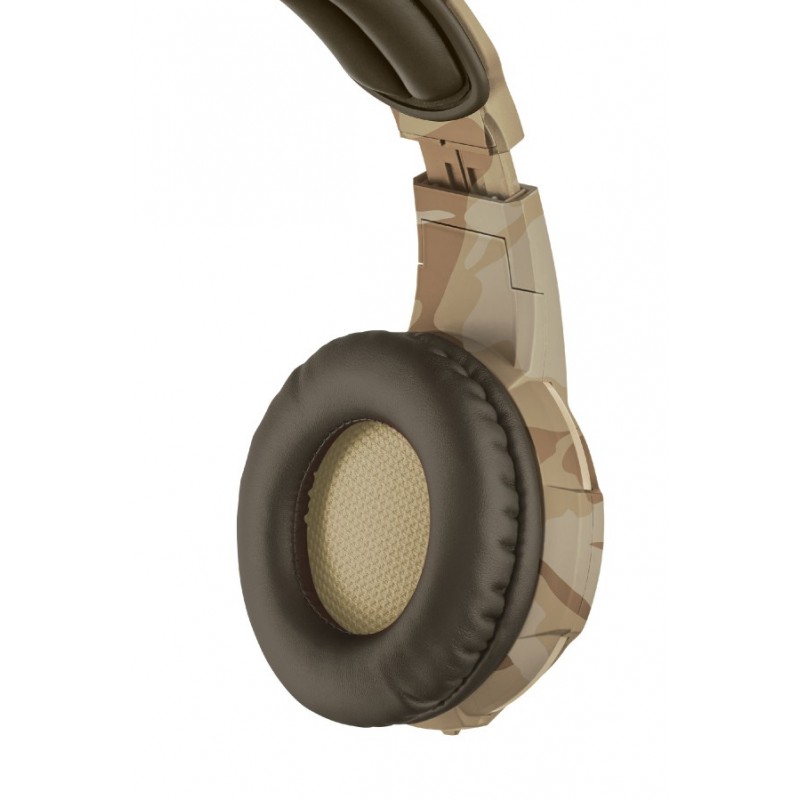 Trust GXT 310D Radius Auriculares Alámbrico Diadema Juego Camuflaje