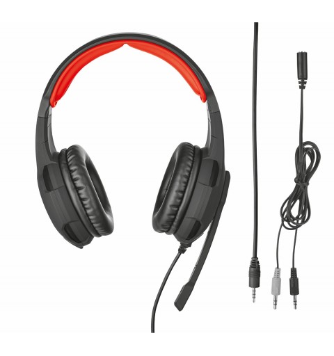 Trust GXT 310 Kopfhörer Verkabelt Helm Gaming Rot