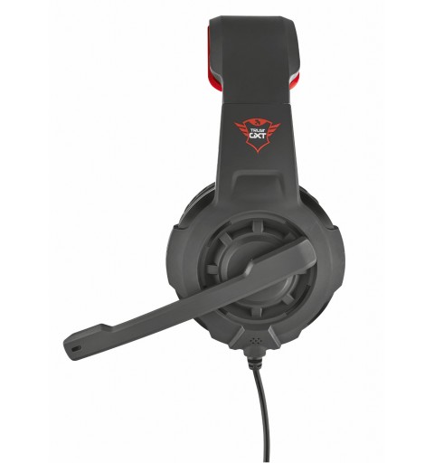 Trust GXT 310 Auriculares Alámbrico Casco Juego Rojo