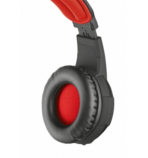 Trust GXT 310 Auriculares Alámbrico Casco Juego Rojo