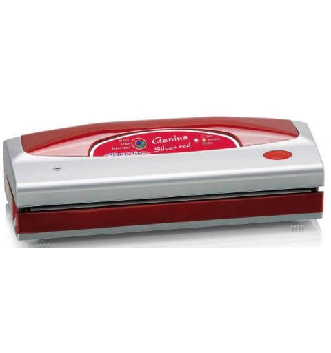 Magic Vac Genius Silver vacuum sealer 800 mbar Red, Silver