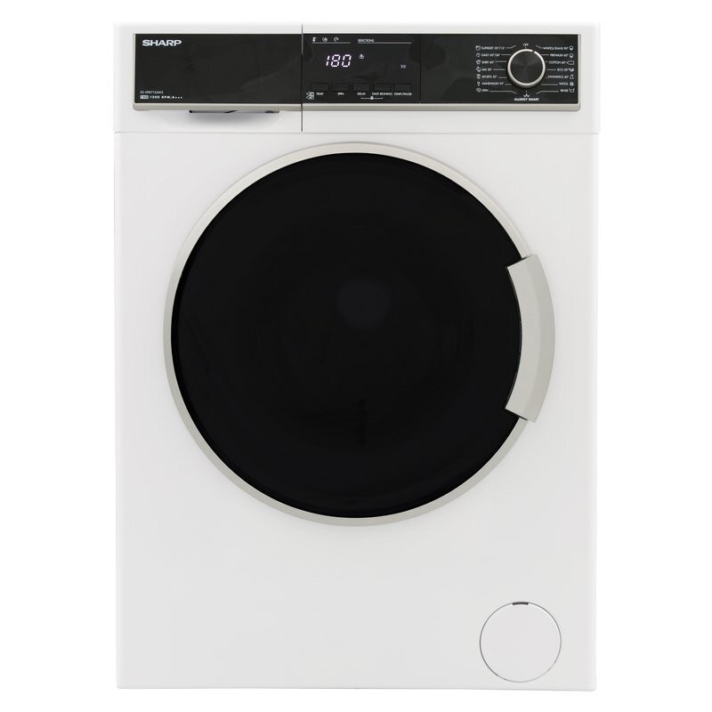 Sharp ES-HFB812AWC lavatrice Caricamento frontale 8 kg 1200 Giri min Bianco