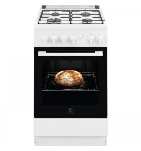 Electrolux LKK500000W Cuisinière Gaz Blanc A