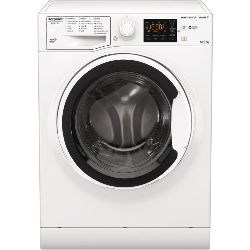 Hotpoint NDB 96443 W IT N lavasciuga Libera installazione Caricamento frontale Bianco D