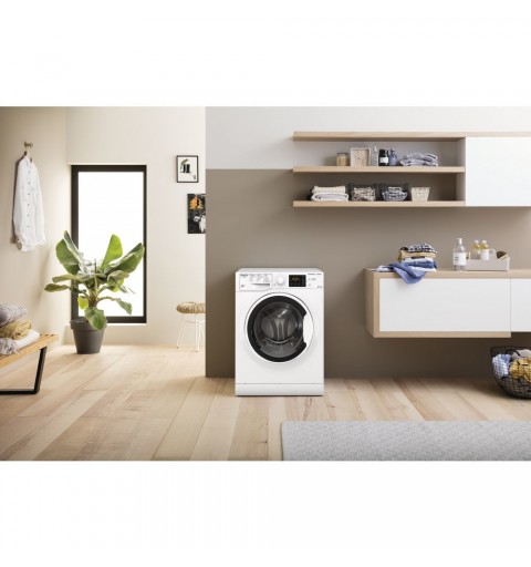 Hotpoint NDB 96443 W IT N lavasciuga Libera installazione Caricamento frontale Bianco D