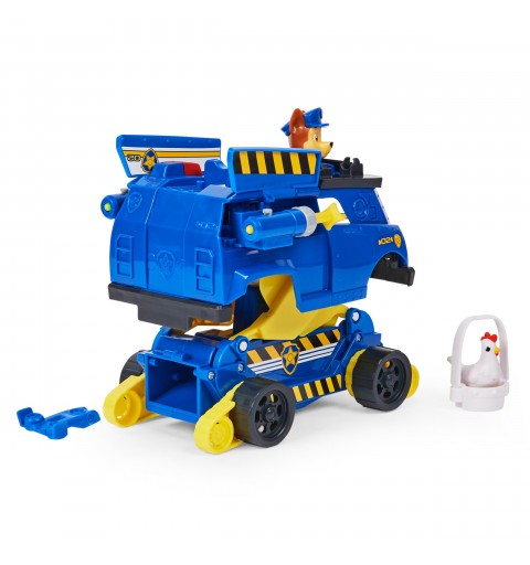PAW Patrol Chase Rise and Rescue Transforming Toy Car with Action Figures and Accessories