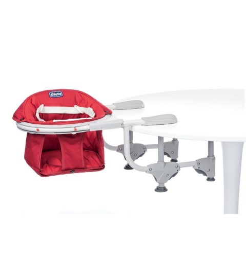 Chicco Tischsitz 360 Haken-Hochstuhl Gepolsterter Sitz Rot