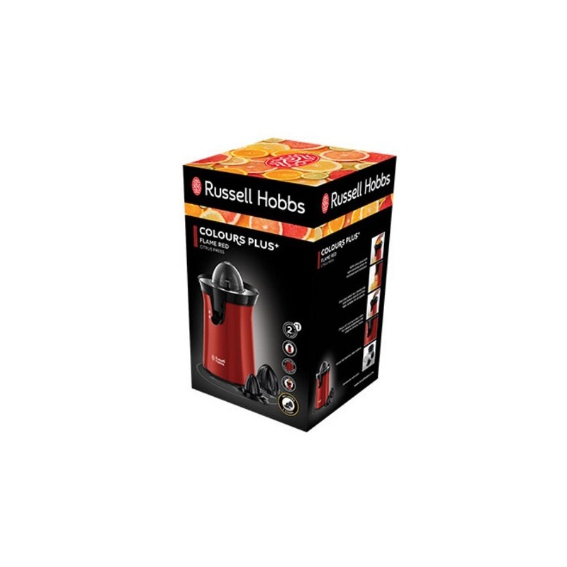 Russell Hobbs Colour Plus+ spremiagrumi elettrico 60 W Nero, Rosso