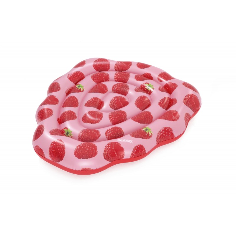 Bestway 43396 galleggiante da piscina e da spiaggia Rosa, Rosso Immagine PVC Materassino galleggiante