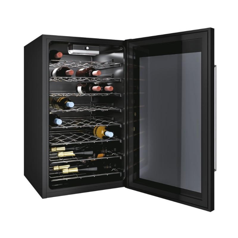 Candy DiVino CWC 150 ED N Compressor wine cooler Freestanding Black 41 bottle(s)