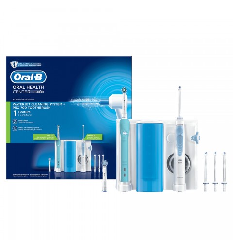 Oral-B WaterJet 139805 brosse à dents électrique Adulte Brosse à dents rotative oscillante Bleu, Blanc